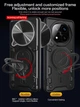 Чехол Magnetic Shield для Xiaomi Redmi Note 14 Pro 4G бампер противоударный с подставкой кольцом Black - изображение 3