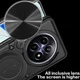 Чехол Magnetic Shield для Realme 13 Plus 5G / RMX5000 бампер противоударный с подставкой кольцом Black - изображение 3