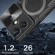 Чехол Magnetic Shield для OPPO A3 / CPH2669 бампер противоударный с подставкой кольцом Black - изображение 5