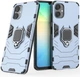 Чехол Iron Ring для Samsung Galaxy A06 / A065 бампер противоударный с подставкой кольцом Dark-Blue - изображение 1