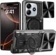 Чехол Magnetic Shield для Xiaomi Redmi Note 14 4G Global бампер противоударный с подставкой кольцом Black - изображение 1