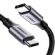 Кабель Ugreen Type-C-Type-C 1m 100W Black Aluminium US316 - изображение 3