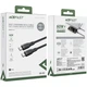 Кабель Acefast C8-03 USB 2.0 Type-C to Type-C 1.2 м 3A Black (6974316282716) - изображение 4