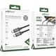 Кабель Acefast C12-03 USB 2.0 Type-C to Type-C 1.2 м 60W 3A stainless steel Black (6974316283317) - изображение 4