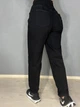 Джинсы женские Vanver 81888 mom jeans relax comfort талия на резинке большие размеры 30 черные - изображение 4