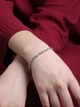 Серебряный женский браслет ручной работы - изображение 2