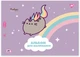 Набор альбомов для рисования YES Pusheen на скобе с перфорацией А4 100 г/м² 20 листов х 4 шт (130589) (4823092289391) - изображение 2
