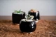 Керамический вазон для цветов Mini Plant размер XS 4,6х5см Круглый Черный - изображение 2