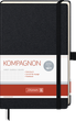 Блокнот А5 Kompagnon черный в клетку 96 листов 12,5 х 19,5 см Brunnen 105522805 - изображение 6