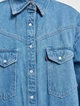 Джинсова жіноча сорочка levi's® premium dorsey xl patchwork western shirt А33640008 М (5401105474348) - изображение 5