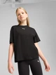 Подростковая футболка для девочки Puma Ess Boxy 68513101 146-152 см Black (4067983992483) - изображение 1