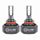 Світлодіодні лампи H11 для авто SOLAR Led автолампи 12-24V 5000Lm 6000K 40W Seoul CSP1860 (8211) - зображення 2