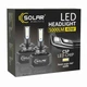Світлодіодні лампи H7 для авто SOLAR Led автолампи 12-24V 5000Lm 6000K 40W Seoul CSP1860 (8207) - зображення 3