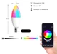 Розумна лампочка E14 LED Smart Bulb RGB Bluetooth різнокольорова смарт лампа 9 Вт з керуванням у додатку Tuya - зображення 4