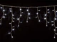 Гирлянда ICICLE 7 Вт белая, провод белый или черный 75 LED бахрома 2x0,7 м IP44 для улицы - изображение 8