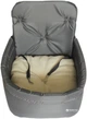 Автокресло для собак Haustier Happy Travel 40x40x23 см Серое (HT1-1-021) - изображение 1