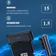Бездротовий петличний мікрофон M5 2-in-2 для телефонів Android та iPhone із двома адаптерами Lightning та Type-C Чорний - зображення 10