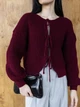 Вязанный кардиган Bergamo Larionoff 42-46 бордовый (Bergamo_bordo) - изображение 6