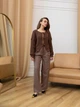 Вязаний кардиган Bergamo Larionoff 42-46 коричневий (Bergamo_brown) - зображення 2
