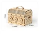 Конструктор Robotime 3D пазл деревянный модель Сейф для хранения ROKR Storage Box LG845 - изображение 7