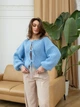 Вязанный кардиган Bergamo Larionoff 42-46 голубой (Bergamo_blue) - изображение 6