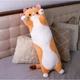 Кот Батон 50см мягкая игрушка подушка плюшевая Коричневая - изображение 1