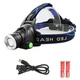 Фонарь налобный PLD-V9-F-4XPE(RGB), 2x18650, ЗУ Type-C, zoom, Box - изображение 1