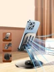 Універсальна підставка тримач для смартфонів Rotating Aluminum Stand 360° Black - изображение 2