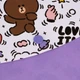 Папка конверт YES А4 на кнопке Line Friends (492193) - изображение 2