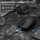 Беспроводная Игровая Мышь AJAZZ AJ159 APEX Black 2.4G/Bluetooth/USB type-c с зарядной догстанцией - изображение 5