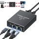 Адаптер Ethernet 1000 Мбит/с, LAN сплиттер RJ45 1 на 3, интернет-разветвитель Cat 6 для ПК и маршрутизатора (88237m) - изображение 1