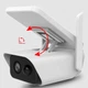 Уличная камера видеонаблюдения WIFI Q2 ICSEE Solar Camera 3Mp пластиковая от солнечной батареи с датчиком движения Белая (127-14-15339) - изображение 7