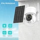Уличная камера видеонаблюдения PTZ WiFi TQ2 ICSee с солнечной панелью на 4 мп Белая (127-14-16408) - изображение 7