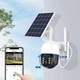 Вулична камера відеоспостереження PTZ WiFi TQ5 ICSee з сонячною панеллю і датчиком руху Біла (127-14-16407) - зображення 7