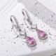 Бижутерия серьги из медицинской стали Cubic E2171 Silver 592 - изображение 1