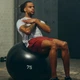 М'яч для фітнесу Adidas 75 см Gymball (ADBL-11247BK-NL) Black - зображення 7