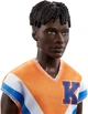 Лялька Кен Моднік Barbie Ken Fashionistas Doll, Sporty Orange Jersey, Shorts Twisted Black Hair 203 (HPF79) - зображення 3