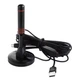 Домашняя антенна для цифрового ТВ 25 dBi Antenne комнатный усилитель сигнала HD 1080 VHF / UHF для DVB-T / T2, 13х.6.2 см, черный (102609816) - изображение 5