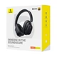 Беспроводные наушники BASEUS H1 Pro CN Bowie Noise-Cancellation Wireless Headphones, BT5.3, ANC, EQ, 60-80h, black - изображение 7