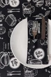 Скатертина Прованс Breakfast Black 120х136 см (39621) (4823093470262) - зображення 3