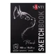 Альбом для графики А5 Santi Black Sketch Book 15х21 см 150 г/м² 30 листов черная бумага склеенная (743236) - изображение 1