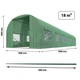 Теплиця садова 3 x 6 м 18м² Plonos - зображення 4