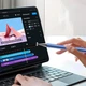Стилус для рисования 2в1 двусторонний стилус с дисковым и округлым наконечником для смартфона и планшета Apple iPad / IPhone / Android, синий (102631854) - изображение 2