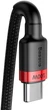 Кабель Baseus Cafule PD2.0 100W flash charging Type-C For Type-C cable (20V 5A)2m CATKLF-AL91 Red+Black - изображение 3