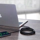 Кабель Baseus Cafule PD2.0 100W flash charging Type-C For Type-C cable (20V 5A)2m CATKLF-AL91 Red+Black - изображение 9