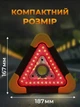 Знак аварийной остановки светодиодный фонарь 3в1 PowerBank 2200 mAh аккумуляторный LED фонарик с солнечной зарядкой и повербанк для USB зарядки телефона и устройств автомобильный аксессуар для ремонта кемпинга и аварийных ситуаций - изображение 5
