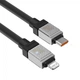 Кабель Baseus CoolPlay Series Fast Charging Cable Type-C to iP 20W 2m Black (CAKW000101) - изображение 4