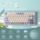 Игровая Беспроводная Клавиатура AULA F75 Green ENG/UKR - изображение 4