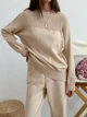 Брюки вязаные ART KNIT Katrin L-XL Беж 022159 - изображение 5
