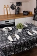 Скатерть на стол ПРОВАНС Breakfast black, 120х136см 039621 - изображение 4